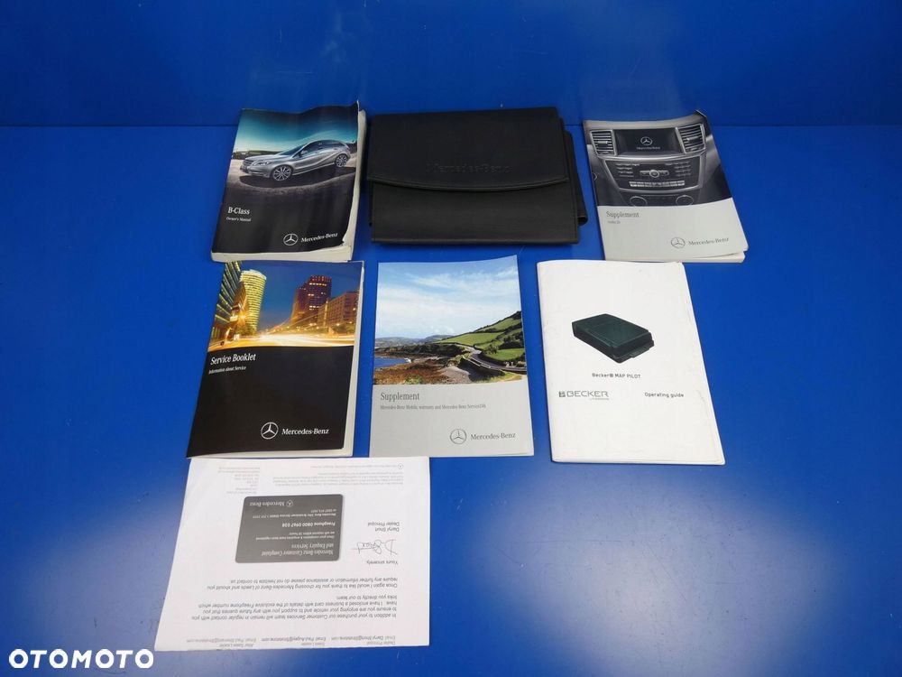 MERCEDES B W246 KSIĄŻKI SERWISOWE INSTRUKCJA ETUI WERSJA ANGIELSKA - 2
