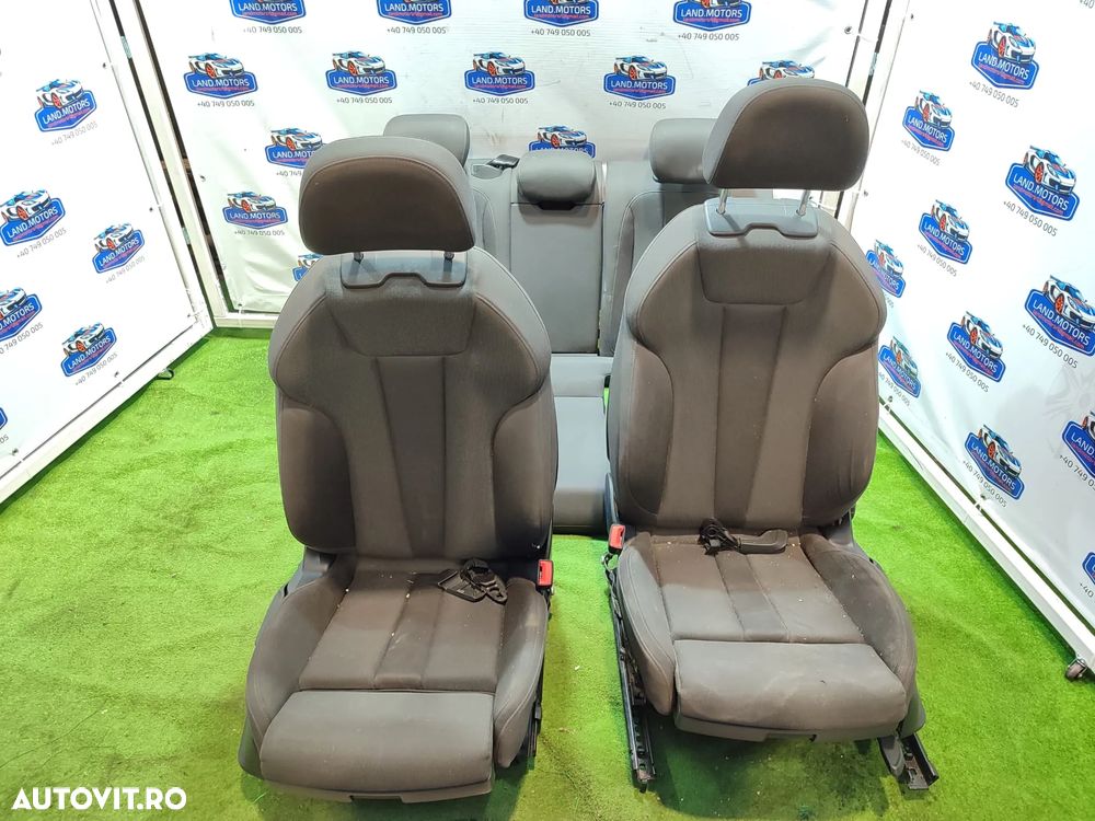 INTERIOR TEXTIL / SCAUNE + BANCHETE AUDI A4 B9 8W BREAK / 2015-2024 + SCAUNE CU INCALZIRE - 1