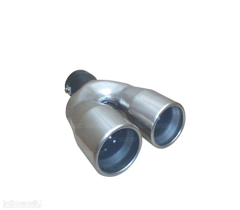 PONTEIRA DE ESCAPE DUPLA EM INOX - 1