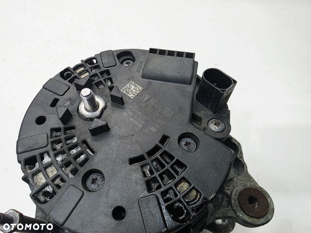 ALTERNATOR AUDI VOLKSWAGEN SEAT SKODA 2.0 TDI 03L903024F BOSCH 180A - 7