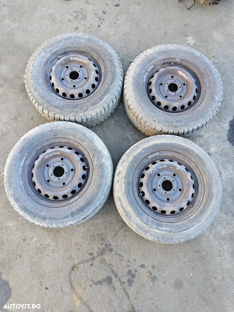 Jante cu anvelope Ford Transit Custom r15 Jante metal r15 custom Transit - 1