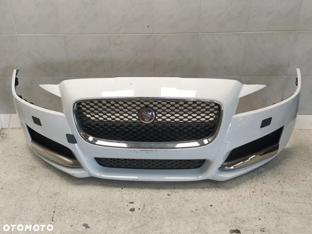 JAGUAR XF X260 ZDERZAK PRZÓD PRZEDNI KOMPLETNY SPRYSKIWACZE GRILL ATRAPA CHŁODNICY ZNACZEK ORYGINAŁ - 2