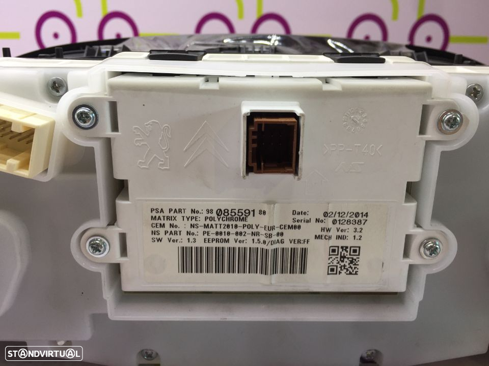 Quadrante Peugeot 208 1.6 116 Cv de 2015 - Ref: 9808559180 - NO740010 - 3