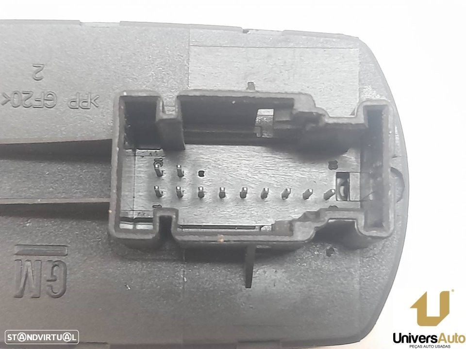COMANDO ELEVADOR DE VIDRO FRONTAL ESQUERDO OPEL CORSA D 2009 -13258521AA - 2