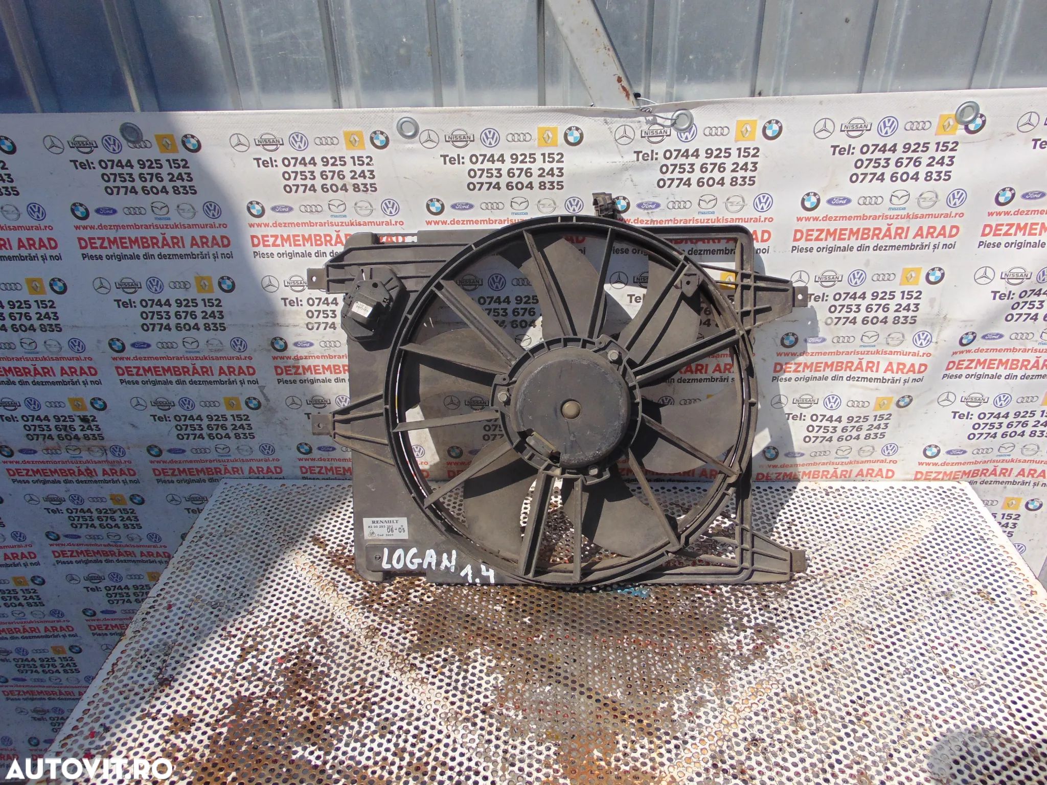 Ventilator racire Dacia Logan 1.4 an 2004-2012 cod 8200293391 - 1