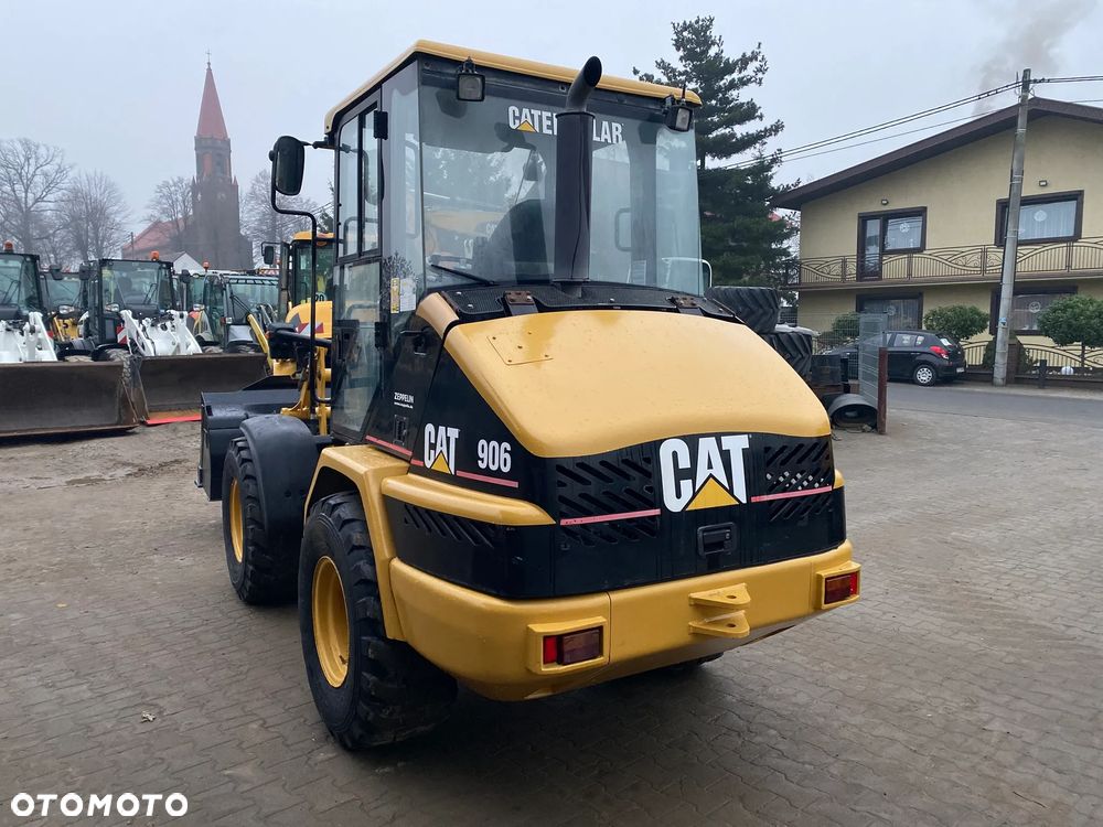 Caterpillar CAT 906, ŁYŻKA + WIDŁY, SUPER STAN, z NIEMIEC, SERWISOWANA W CAT - 5