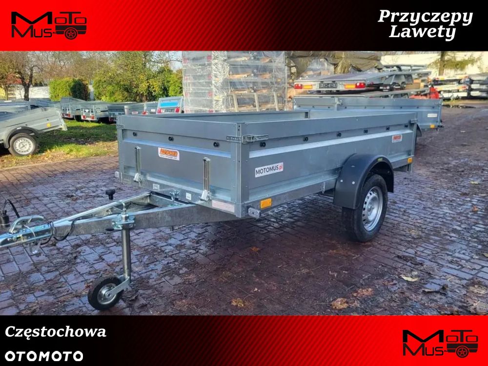 Neptun Przyczepa Neptun N7-263 PRR 263x129x45 cm mocna spawana resor+amortyzator dowoz - 1