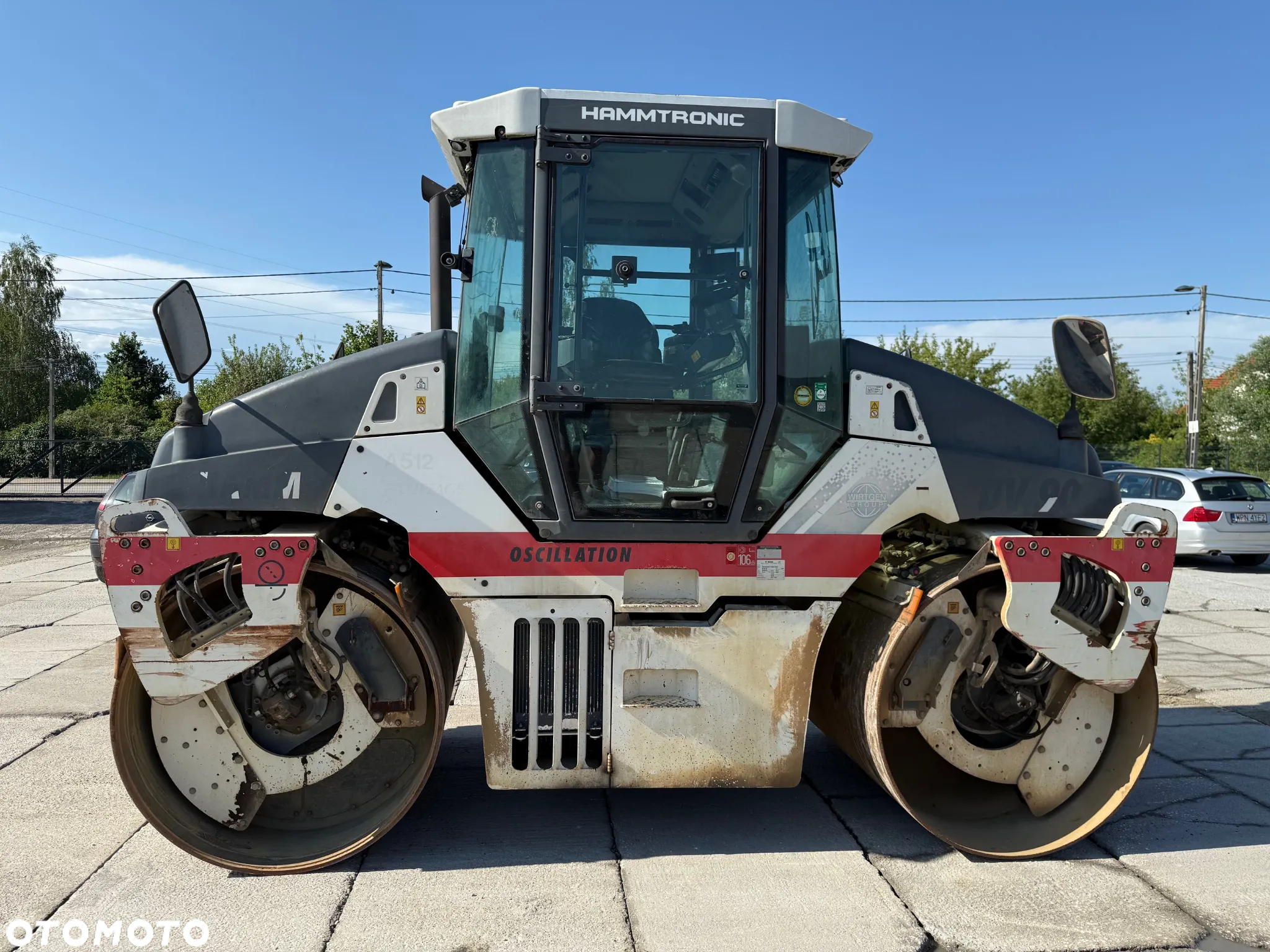 Hamm DV 90 Walec Stalowo Stalowy - 2