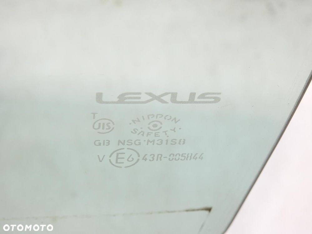 SZYBA DRZWI LEWY TYŁ LEXUS IS II - 5