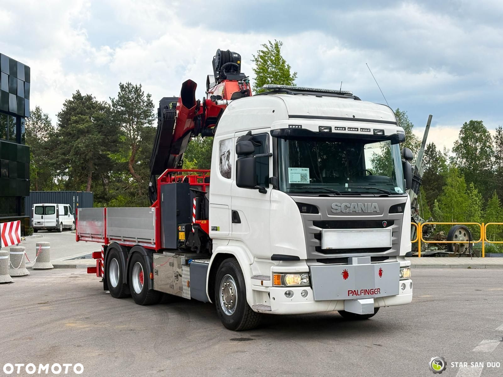 Scania G490 6x2 PalfingerPK 53002 SH Fly Jib Kosz Siodło - 14