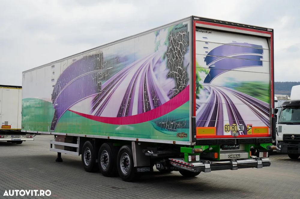 Chereau REFRIGERAT / THERMO KING SLXE 400 / AXĂ RIDICATĂ / DHOLLANDIA LIFT 3.000 KG / OBLOANĂ ELECTRICĂ / SAF - 3