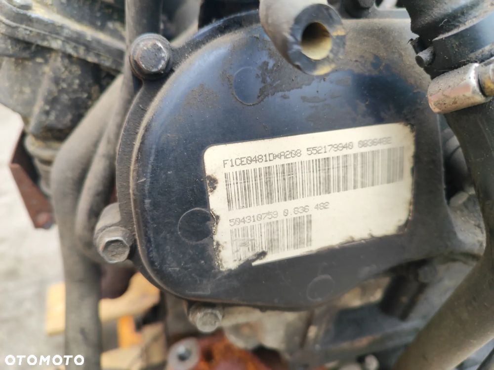 Silnik kompletny 3.0 JTD HDI 160KM Euro 4 na chodzie do Fiat Ducato Peugeot Boxer Citoren Jumper II 06- F1CE0481D Film z pracą, sprzedaję jako do przejrzenia! - 11