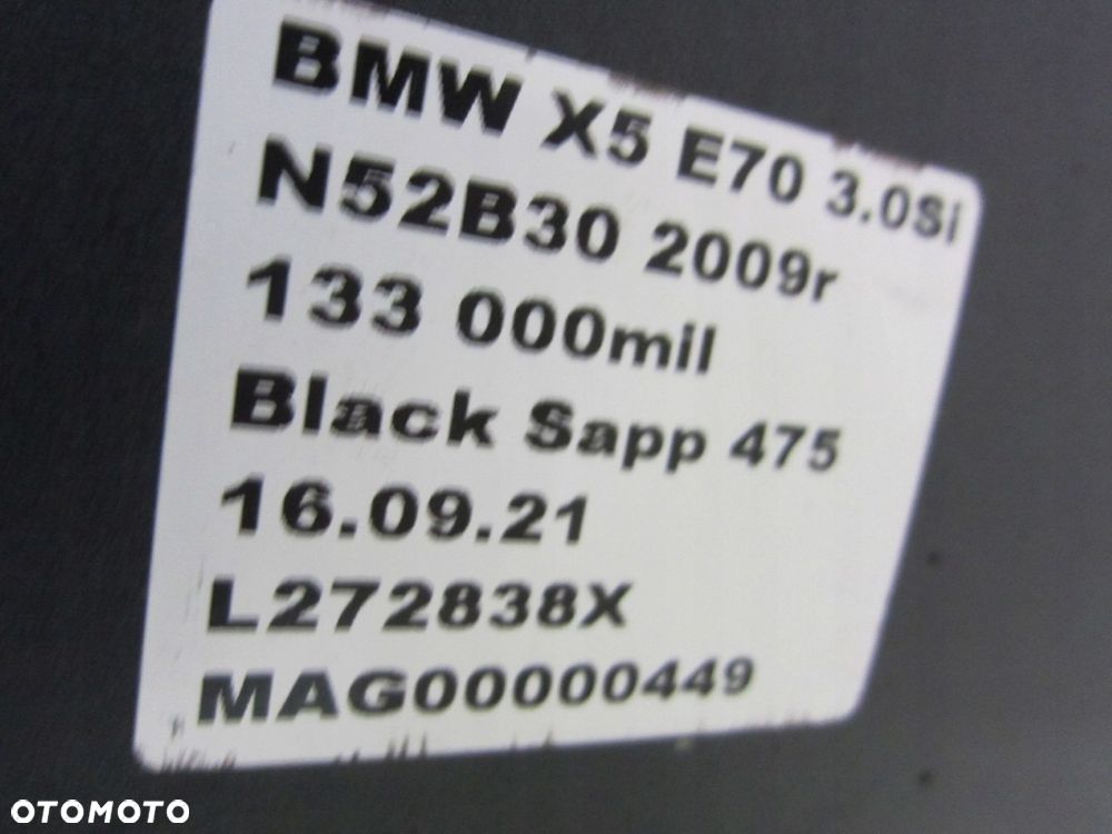 BMW E70 X5 ZDERZAK TYLNY BLACK SAPPHIRE 475 - 11