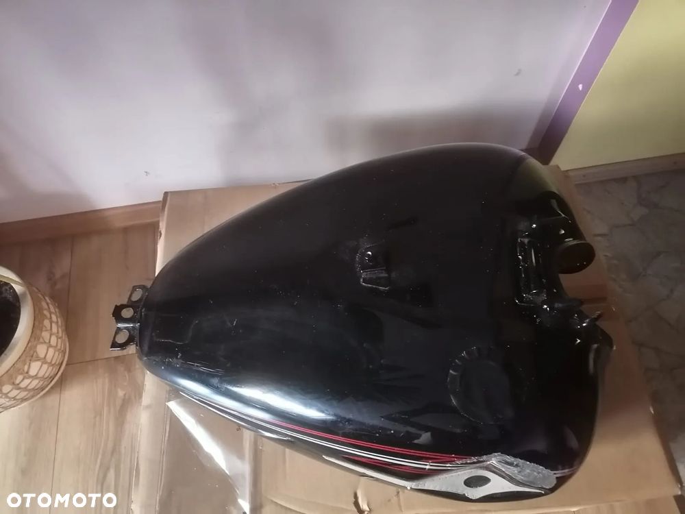 EU Zbiornik Bak Kawasaki VN 900 Vulcan Silvertail CZARNY LUB POMARAŃCZOWY - 3