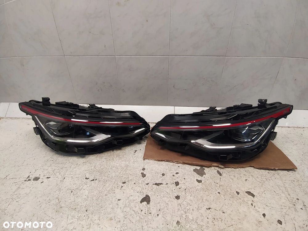 VW GOLF VIII GTI LIFT LAMPY LAMPA REFLEKTORY REFLEKTOR PRZÓD PRZEDNIE NAR FULL LED RED PRAWA LEWA PRZETWORNICA USA ORYGINAŁ - 2