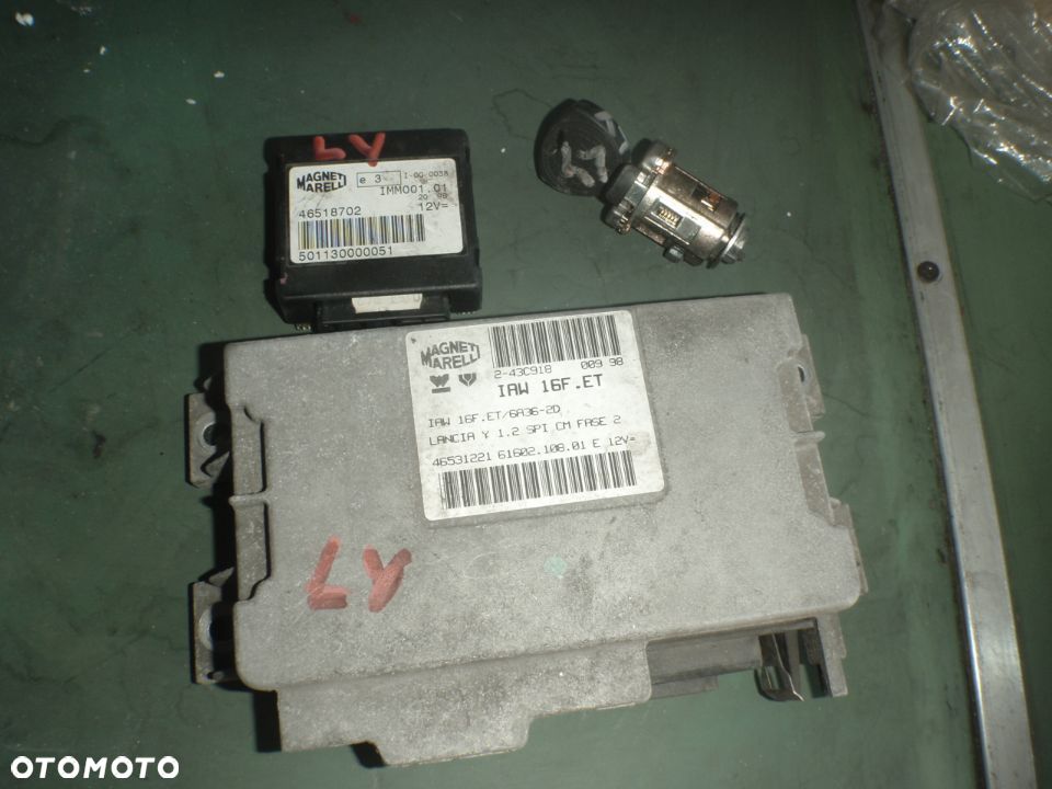 komputer sterownik moduł kluczyk seicento cc cinquecento punto I lancia ypsilon uno 1.1 1.2 900 - 4