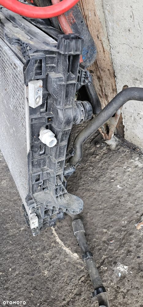 Chłodnica wody klimatyzacji komplet wentylator komplet chłodnic Mercedes S Klasa W222 A0999061901 - 4