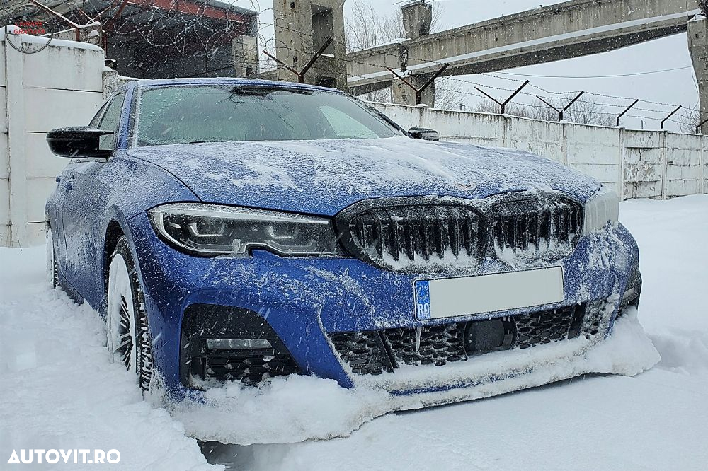 Capace oglinzi BMW 3 Series G20 G21 G28 (2017-up) M Sport Design Negru Lucios LHD- livrare gratuita - 19