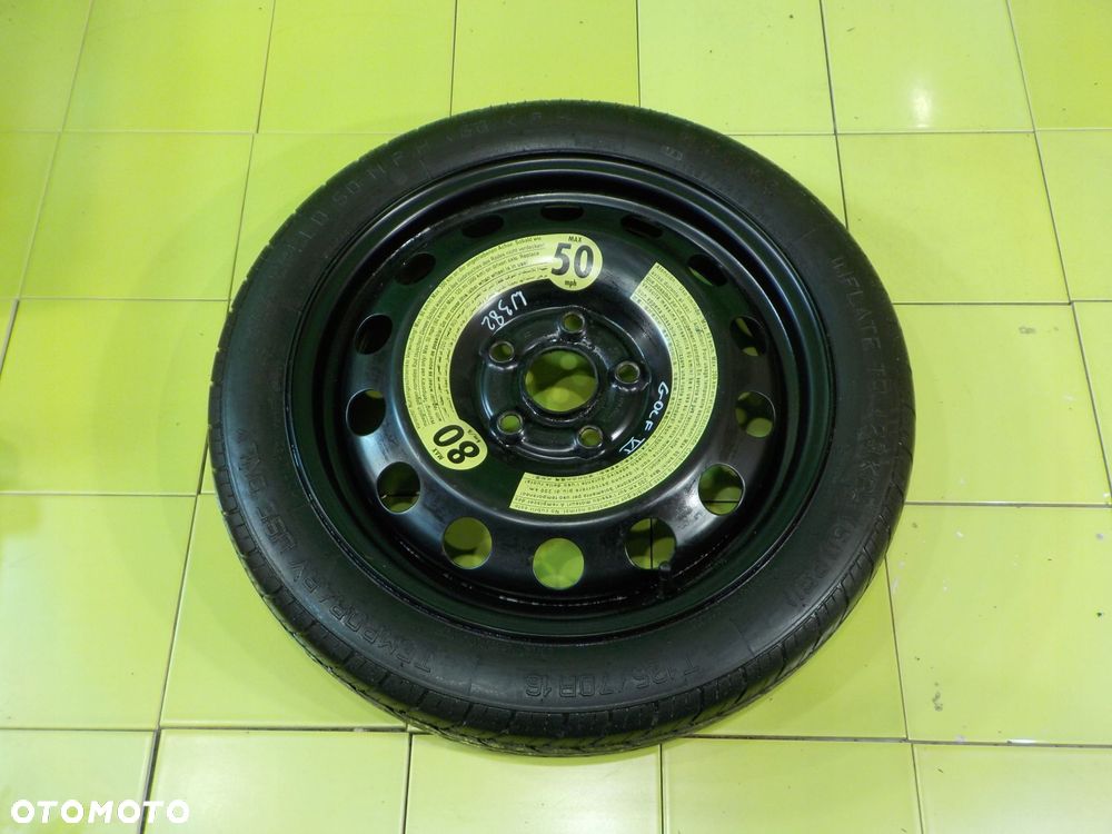 GOLF VI A3 8P GOLF V kolo dojazdowe 125/70/16 5X112 - 1