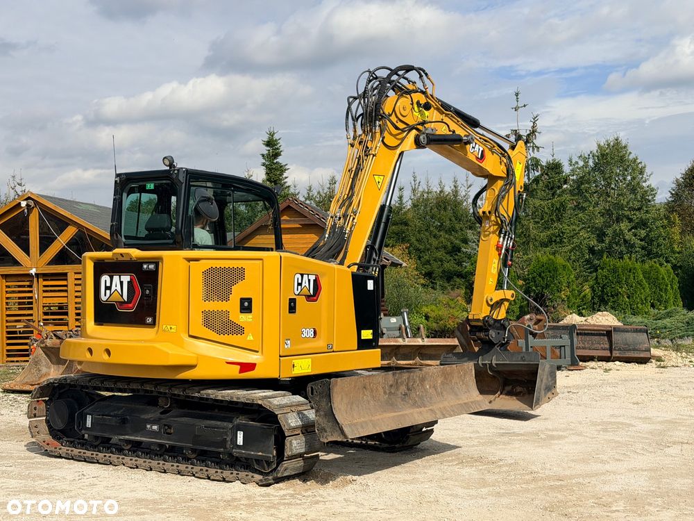Caterpillar CAT 308 CR 07 koparka CATEPILLAR Gąsienica nakładki 8ton szybkozłącze hydr 309 307 306 KLIMA Minikoparka CR C3.3 - 13