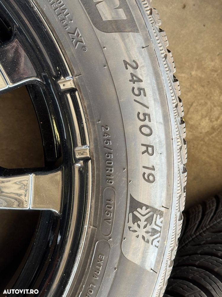 Vând jante originale BMW X3-X4 G01-G02 pe 19” cu anvelope de iarnă ca noi - 11