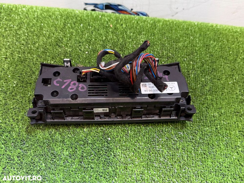 PANOU COMANDA CLIMA / AC MERCEDES BENZ W205 C180 1.6 BENZINA 2014 COD OEM A2046809208 / A2049006608 / BREAK 2014-2021 - 6