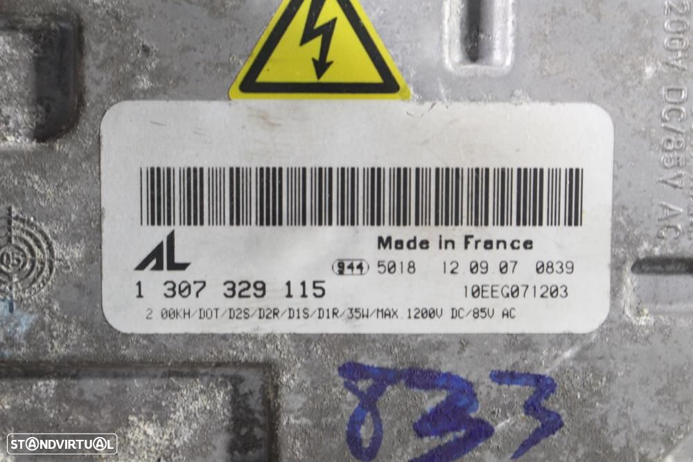 Balastro / Centralina Xenon Audi A4 (8Ec, B7)  1307329115 / 1 307 329 - 8