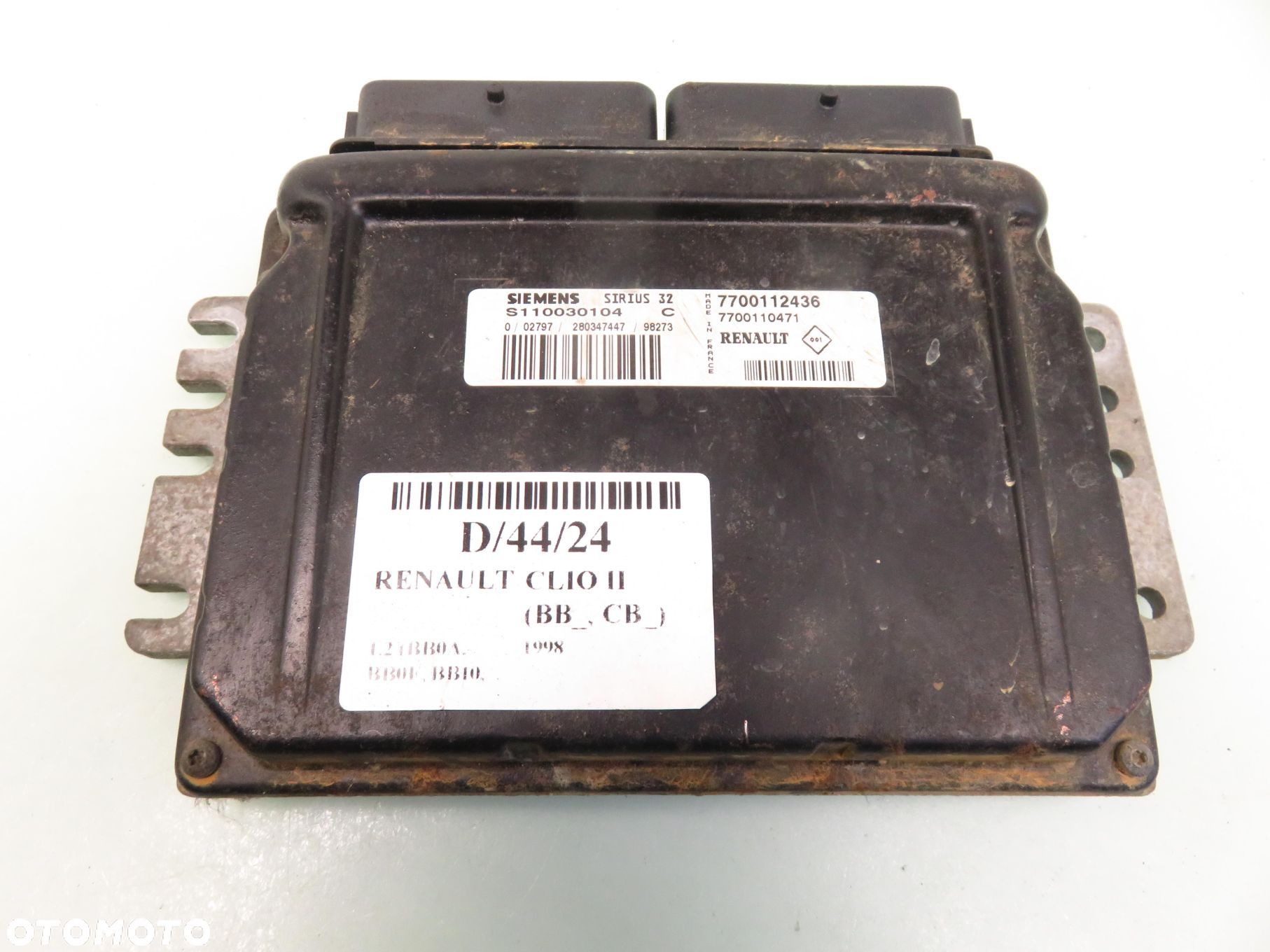 STEROWNIK RENAULT CLIO II 1.2 S110030104C 7700112436 - 1