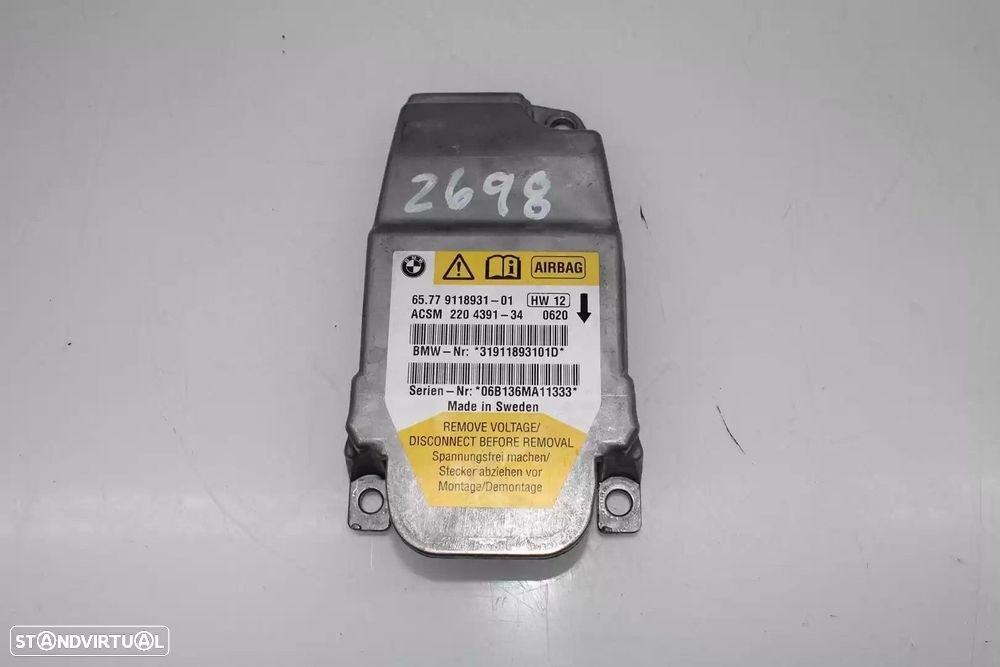 CENTRALINA AIRBAG BMW 5 2006 -6577911893101 - 3