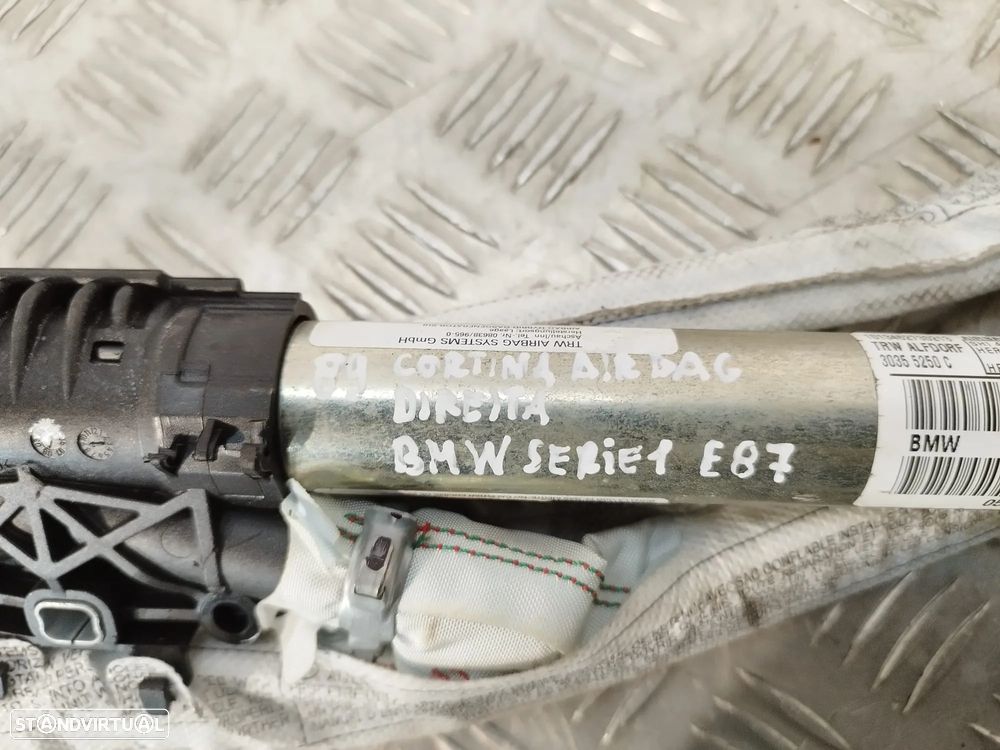 CORTINA CORTINAS AIRBAG AIRBAGS ESQUERDA DIREITA 846956483111 85695648409S 84695648309O 30356330H 30356331E 30356330E 30356331H BMW SÉRIE 1 E87 - 6