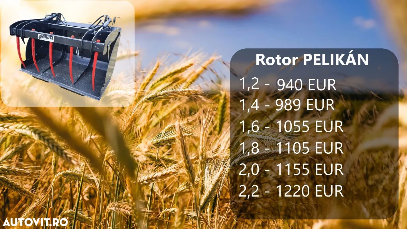 Rotor Cupa Pelikan 120-250cm - 1