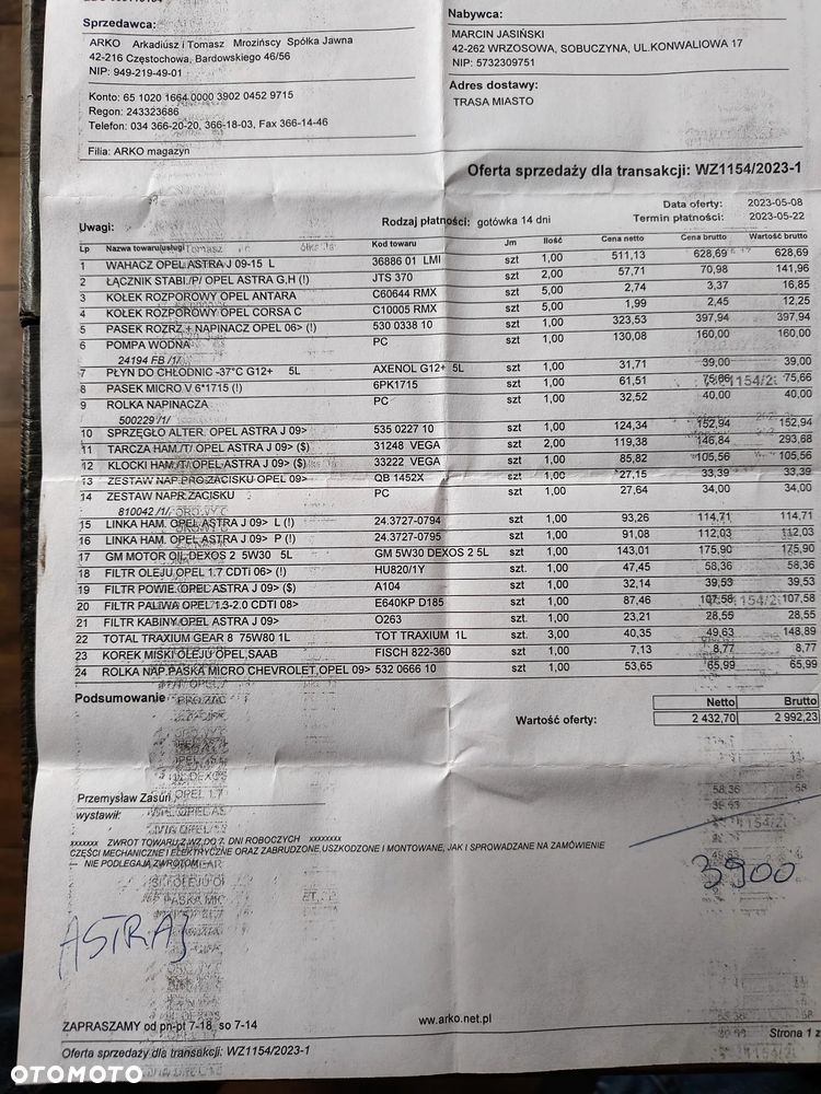 Opel Astra 1.7 CDTI DPF Active - 11