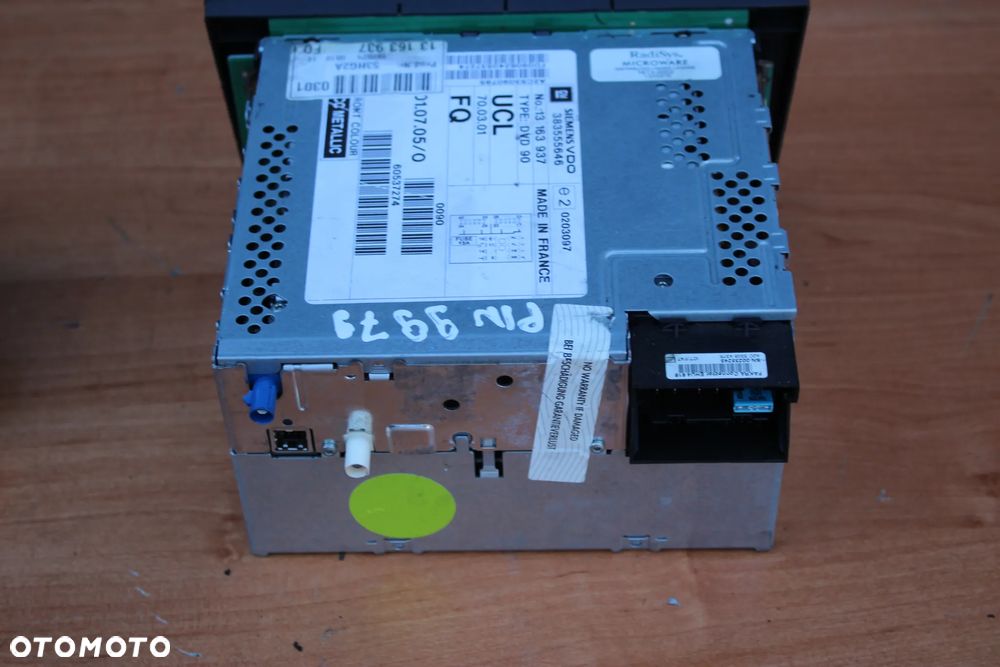 RADIO NAWIGACJA KOLOROWA OPEL VECTRA C SIGNUM DVD 90 NAVI !Z PINEM! - 6