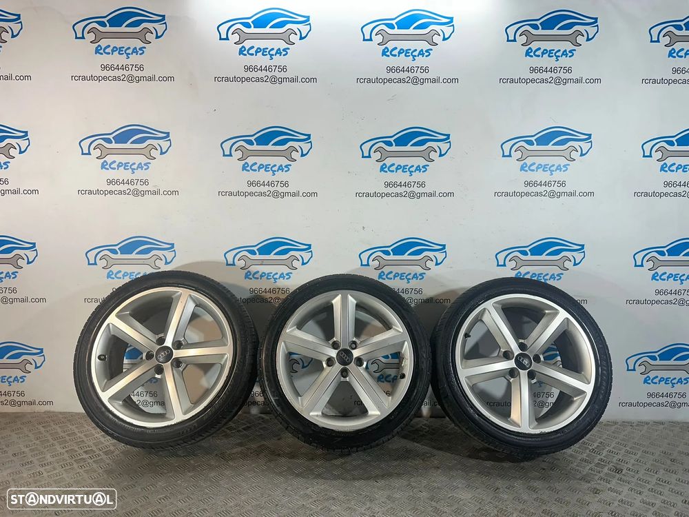 .Conjunto Jantes 18 Audi S-line A4 B8 5x112 8J ET47 8K0801025Q - 1