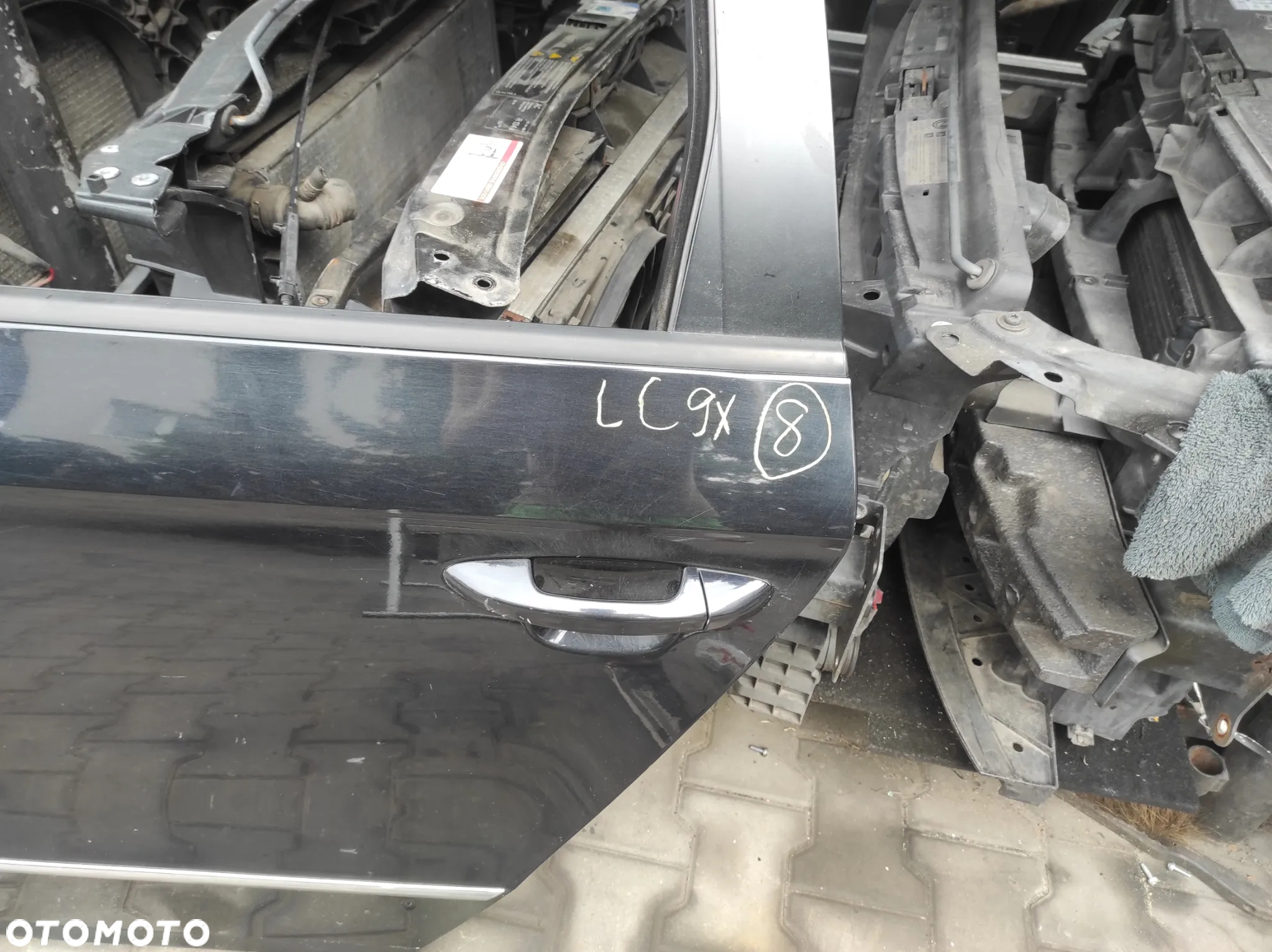 VW PASSAT B6 KOMBI LC9X CZARNE DRZWI TYŁ PRAWY LEWY TYLNE PRAWE LEWE WYSYŁKA !!!!!! - 3