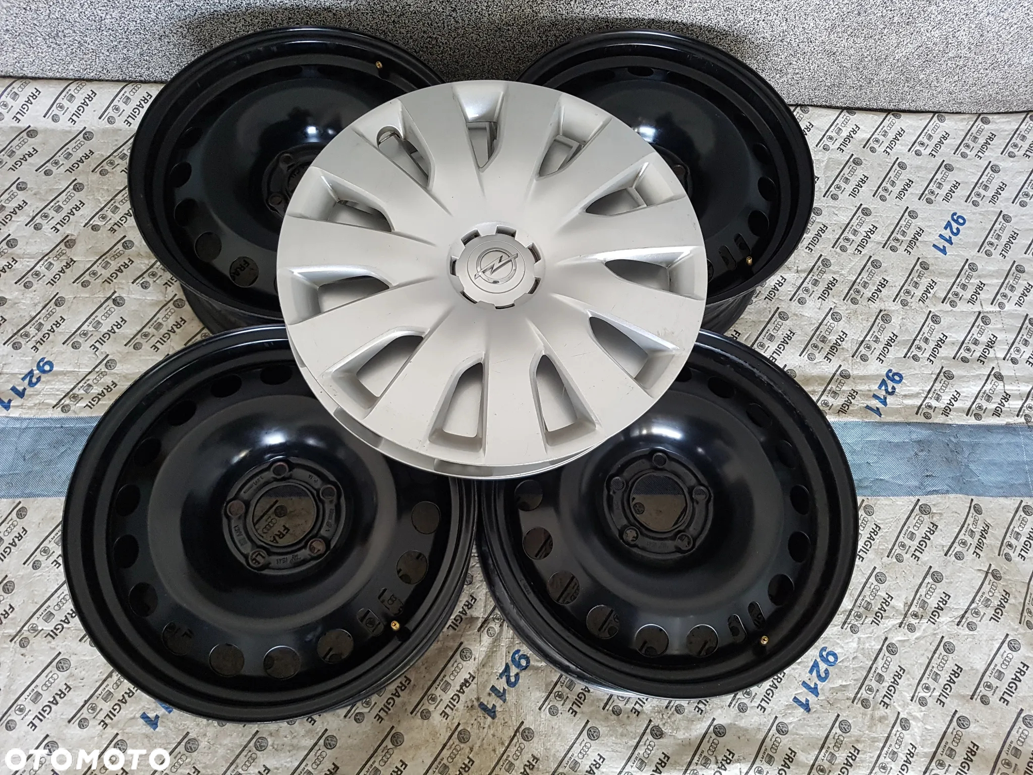 FELGI STALOWE Z KOŁPAKAMI OPEL ZAFIRA C INSYGNIA B ASTRA J  5X115 7JX17 ET41 - 2