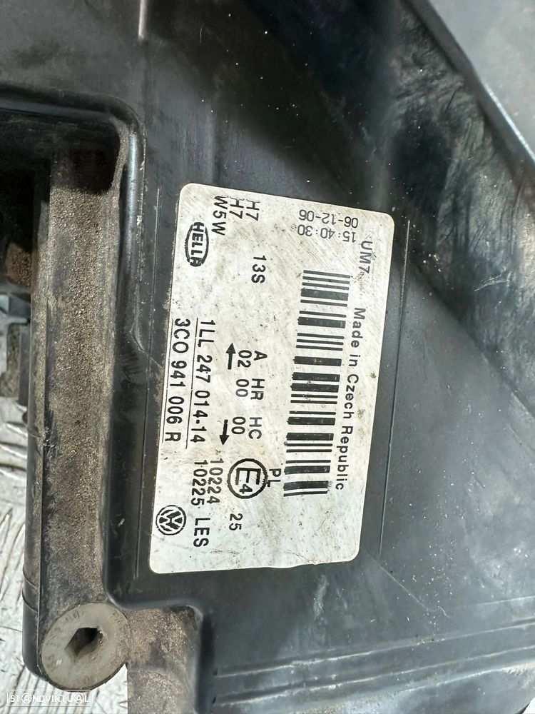 .Conjunto Oticas Farois Direita Esquerda Originais VW Volkswagen Passat B6 2005 - 2011 - 13