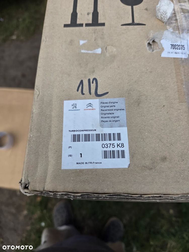 Turbosprężarka turbina Citroën Peugeot 2.0 HDi 0375K8 0375K9 9682778680 GT1749V 756047-5 Turbo Turbolader Turbocharger - 10