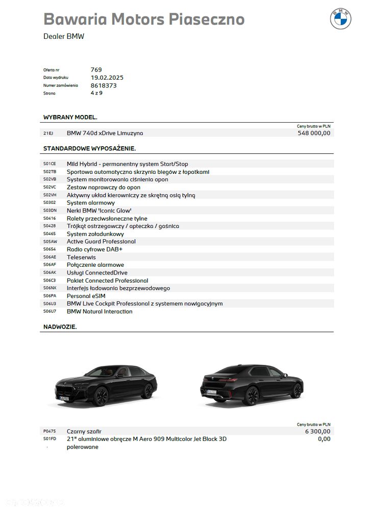 BMW Seria 7 740d xDrive mHEV M Sport sport - 17