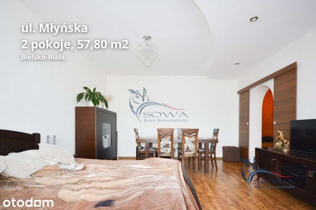 Mieszkanie, 57,80 m², Bielsko-Biała