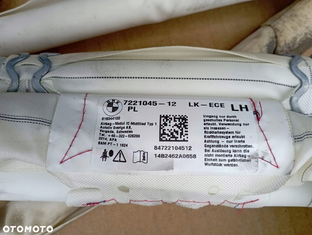 BMW 1 F20 PODUSZKI AIRBAG SENSOR NAPINACZE PASY KURTYNY KOMPLET - 3