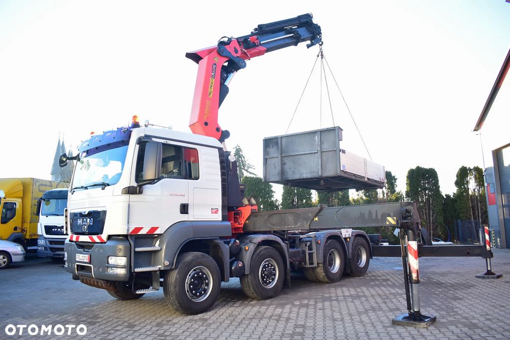 MAN TGS 35.480 / 8x6 H/ Skrzynia+Palfinger PK 85002 / Pilot/ Sprowadzony z Niemiec ! Stan wzorowy ! - 25