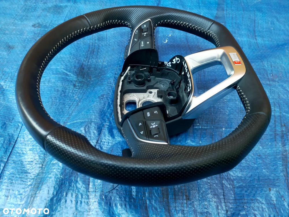 Audi Q7 SQ7 4M S-Line / Kierownica ŚCIĘTA / ŁOPATKI / ORYGINAŁ - 7