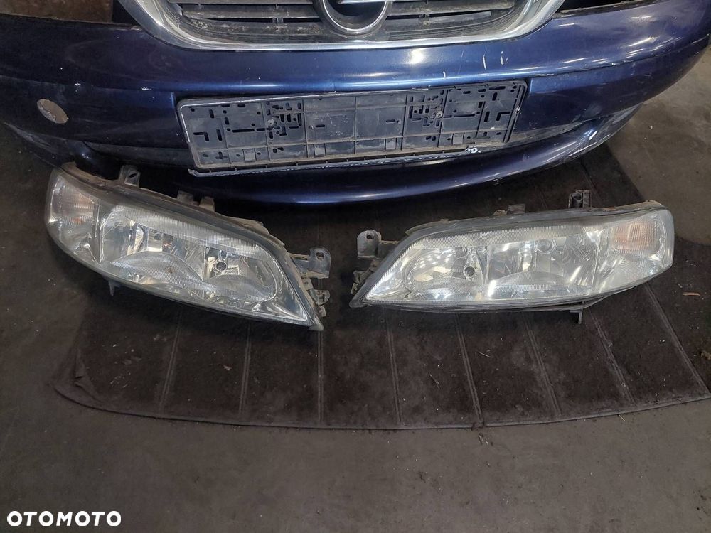 KOMPLETNY PRZÓD MASKA ZDERZAK LAMPY OPEL VECTRA B LIFT Z282 - 3