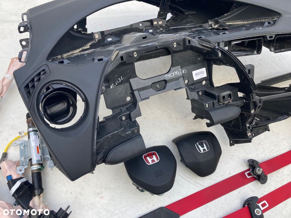 HONDA CIVIC 9 IX UFO 2 DESKA KONSOLA KOKPIT PULPIT PÓŁKA PARAPET PODUSZKI POWIETRZNE KIEROWCY PASAŻERA AIRBAG SRS naprawa regeneracja wymiana od ręki Raz2 !!! - 6