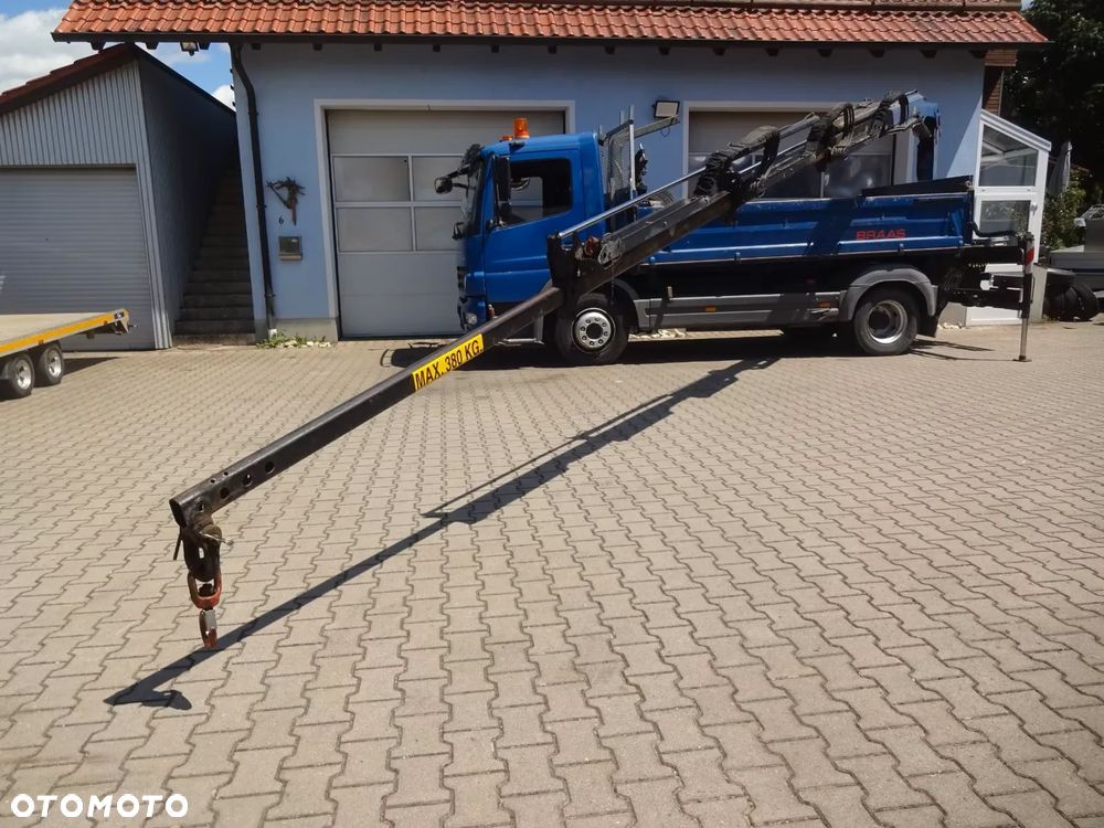 Mercedes-Benz ATEGO 4x2 1224 WYWROTKA KIPER miller + HDS dzwig żuraw PALFINGER + CZERPAK + WIDŁY // NISKI Potwierdzony przebieg!!! - 24