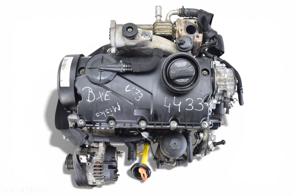 Silnik PASSAT B6 GOLF V TOURAN OCTAVIA II TOLEDO 1.9TDI 105KM BXE KOMPRESJA - 2