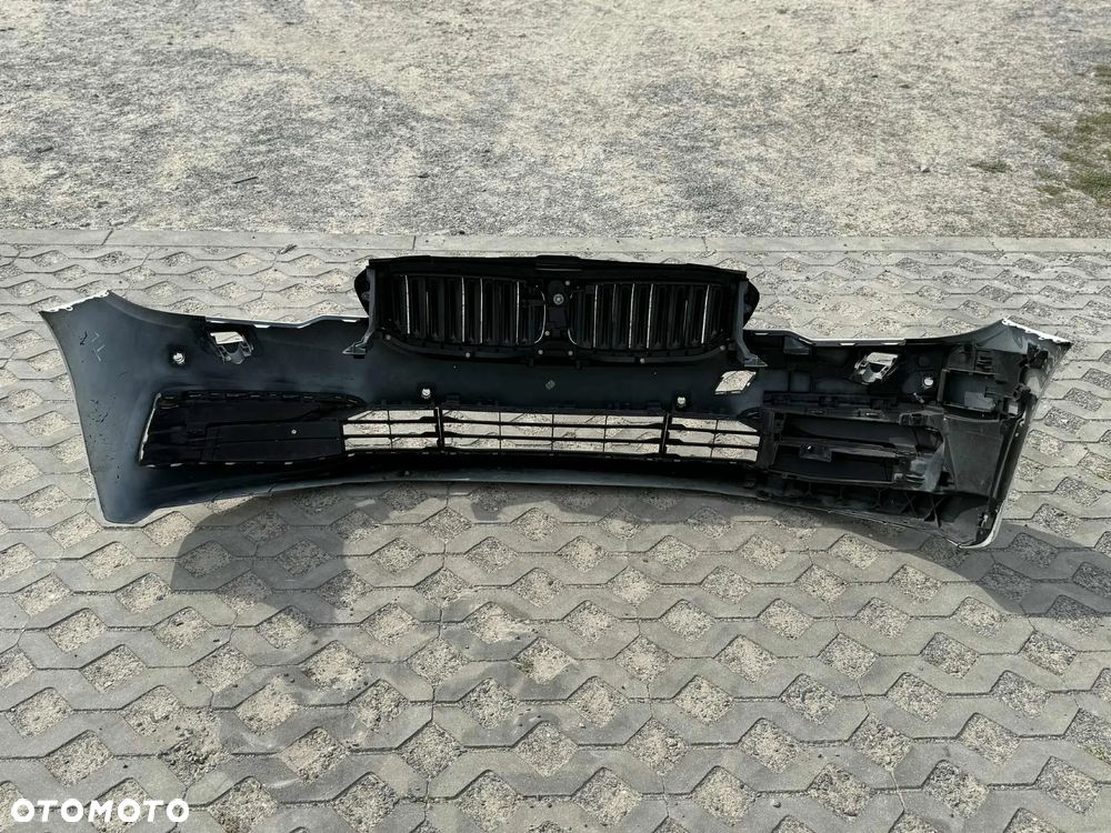 BMW 5 G30 Zderzak Przód Przedni kompletny Grill 4xPDC A300 Alpinweiss - 7