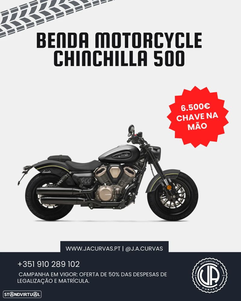 Benda Chinchilla 500 (CAMPANHA EM VIGOR)