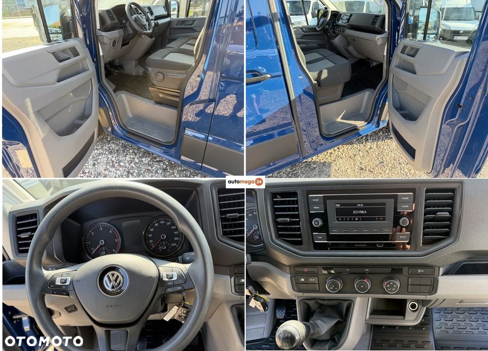 Volkswagen CRAFTER L2H1 2022r WZMOCNIONY VAN 3 osobowy MOCNY Silnik 2.0TDI 140KM Euro6 Duża ładowność 1309kg! DMC:3.5t, Homologacja VAT-1 Zabudowa paki, Bogate wyposażenie! NOWE OPONY 100% Bezwypadkowy! - 5
